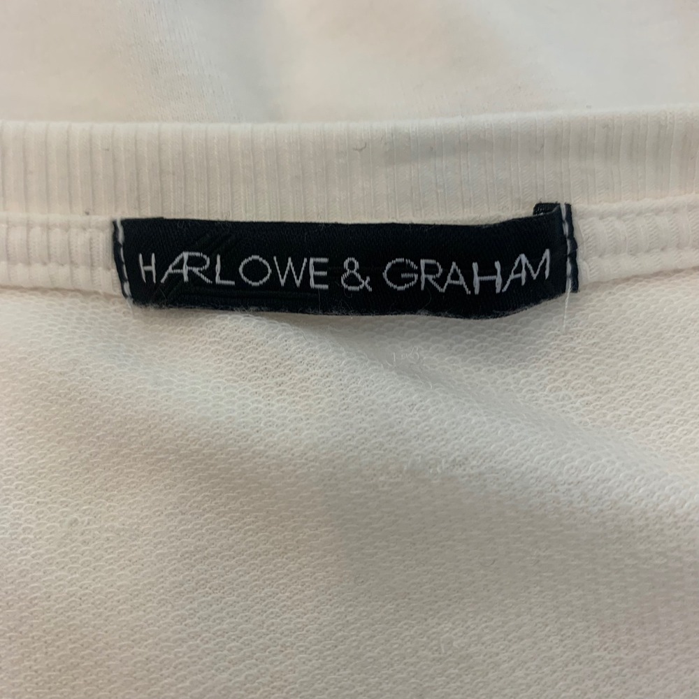 Harlowe‎ & Graham Women's S Ivory Tulle Mesh Balloon Sleeve Fairy Chic Blouse - Picture 3 of 8